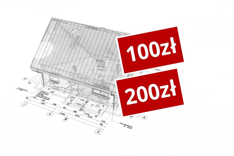 100 + 200 zł rabatu na projekt domu
