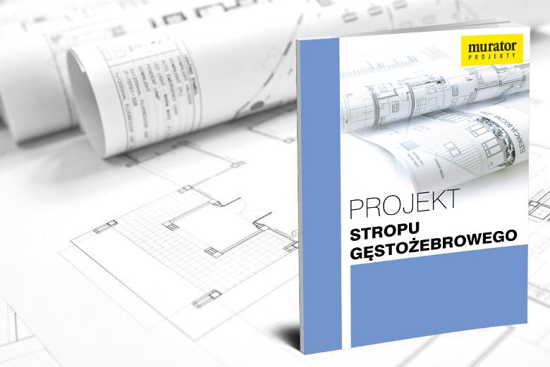 Projekt stropu gęstożebrowego