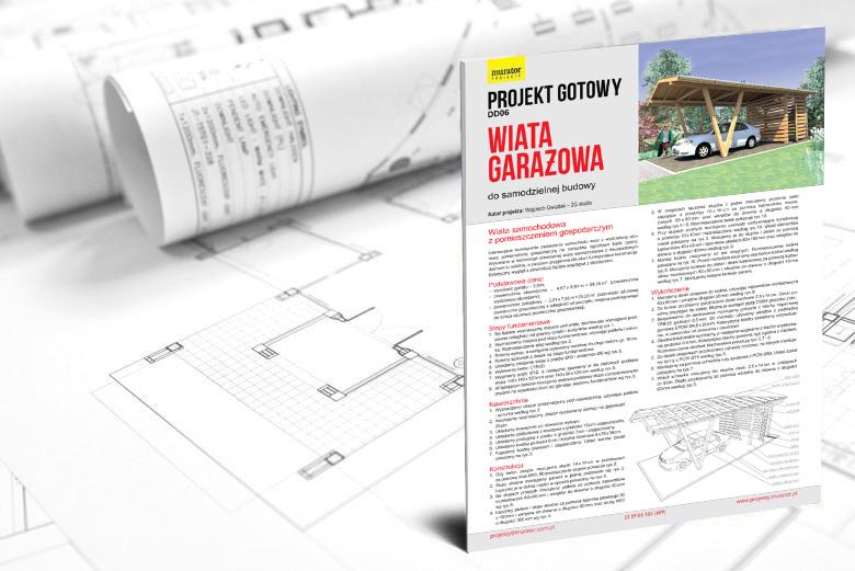 PROMOCJA: Projekt wiaty garażowej