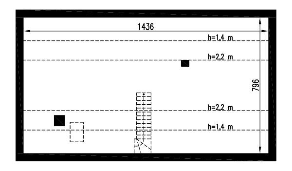 Rzut poddasza: do indywidualnej adaptacji (58,3 m2 powierzchni użytkowej)