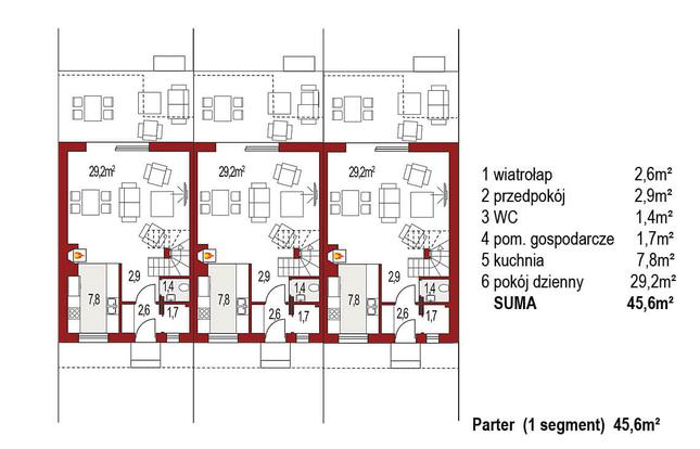 Rzut parteru POW. 0,0 m²