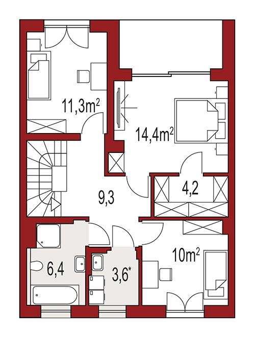 Rzut parteru POW. 0,0 m²