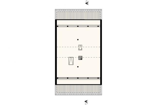 Rzut strychu POW. 0,0 m²