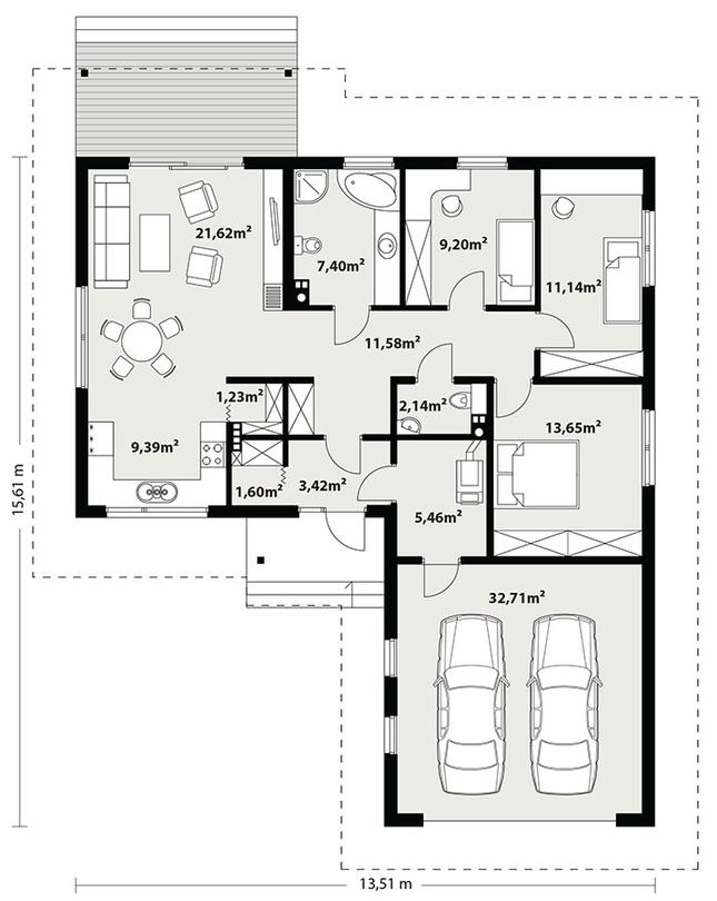 Rzut parteru POW. 0,0 m²