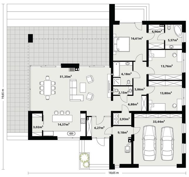Rzut parteru POW. 0,0 m²