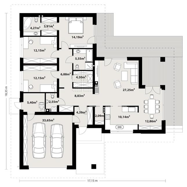 Rzut parteru POW. 0,0 m²