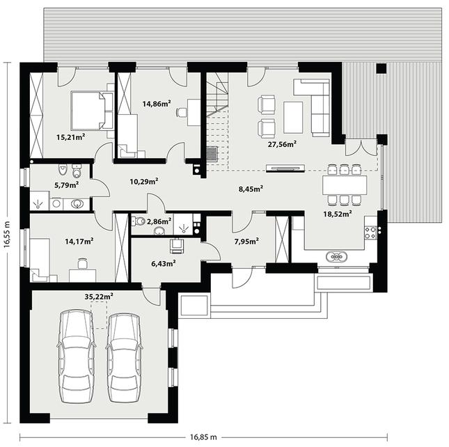 Rzut parteru POW. 0,0 m²
