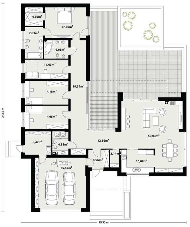 Rzut parteru POW. 0,0 m²