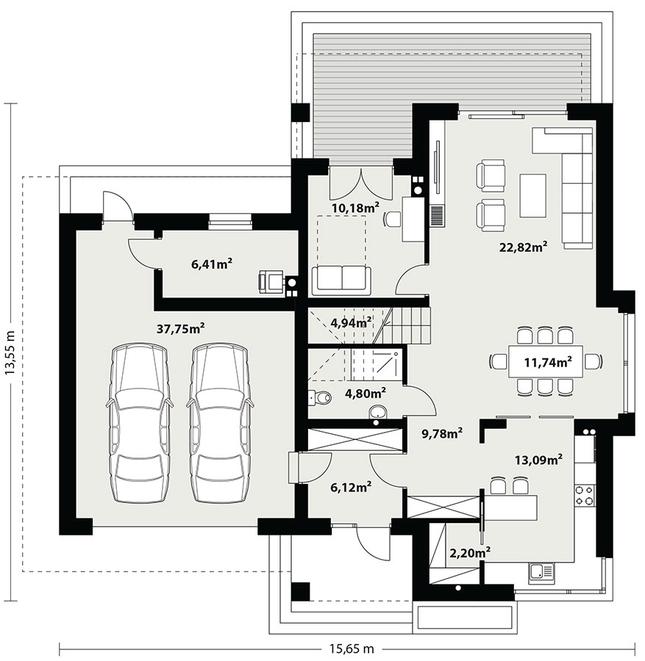 Rzut parteru POW. 0,0 m²