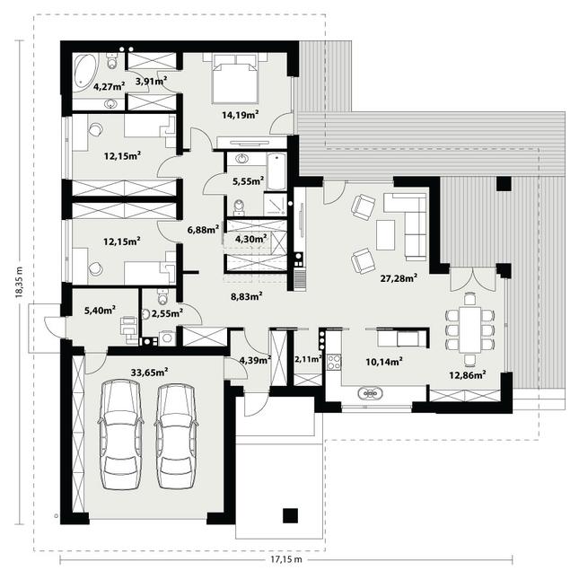 Rzut parteru POW. 0,0 m²