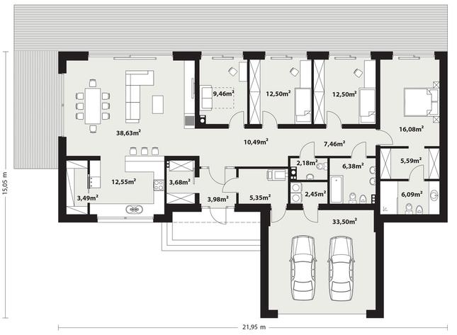 Rzut parteru POW. 0,0 m²