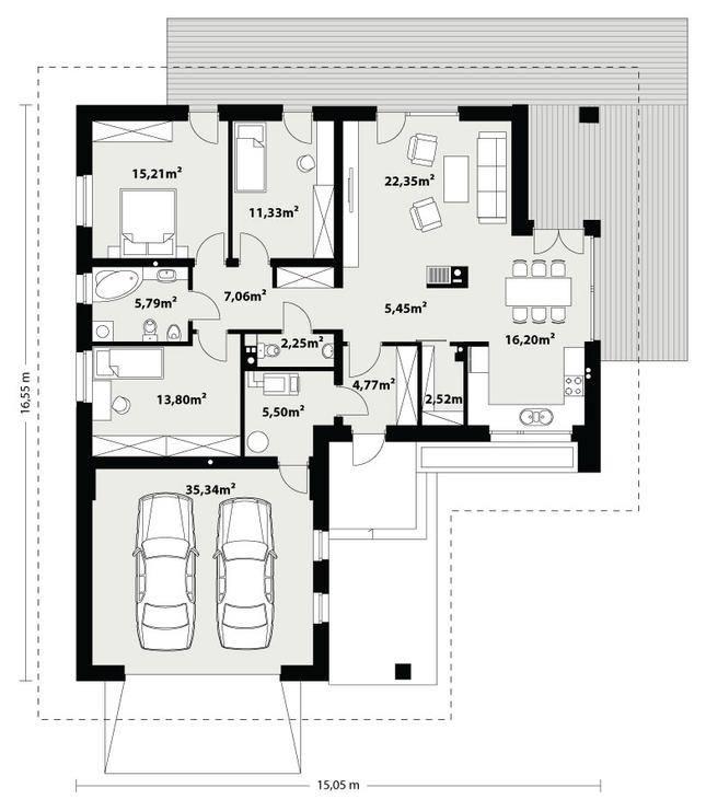 Rzut parteru POW. 0,0 m²