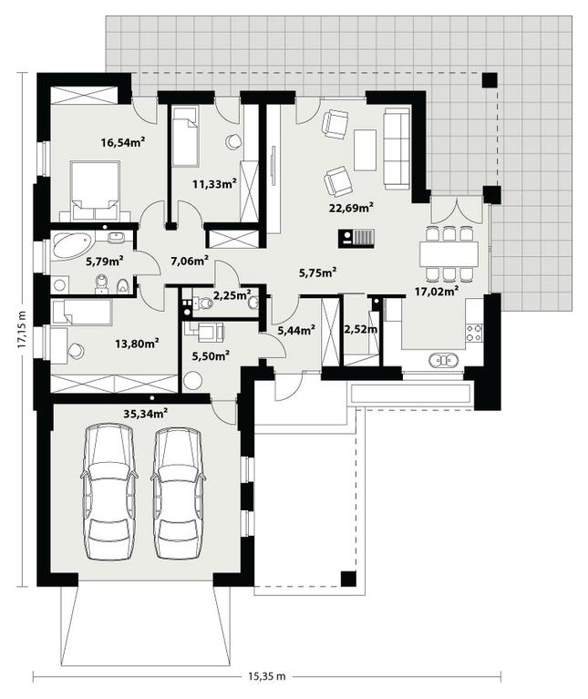 Rzut parteru POW. 0,0 m²