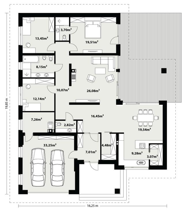 Rzut parteru POW. 0,0 m²