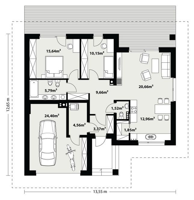 Rzut parteru POW. 0,0 m²