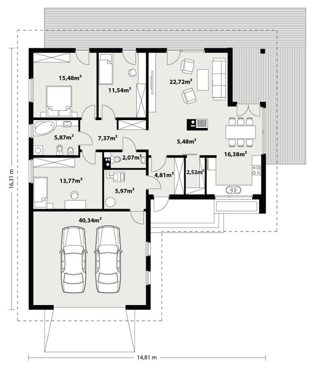 Rzut parteru POW. 0,0 m²