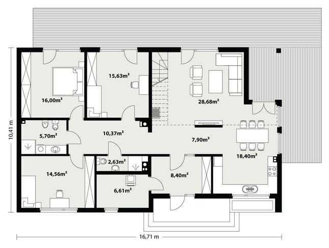 Rzut parteru POW. 0,0 m²