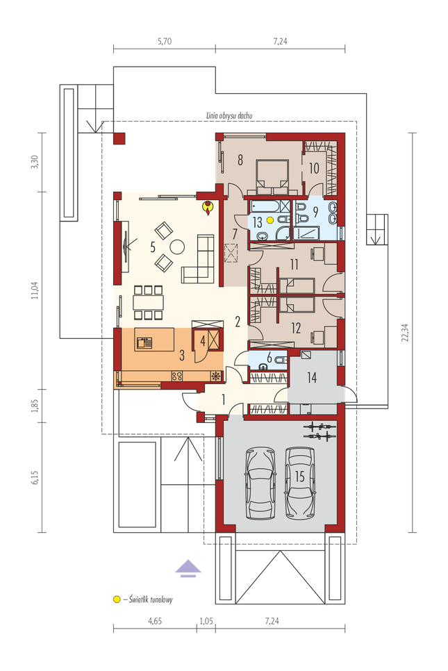 Rzut parteru POW. 0,0 m²