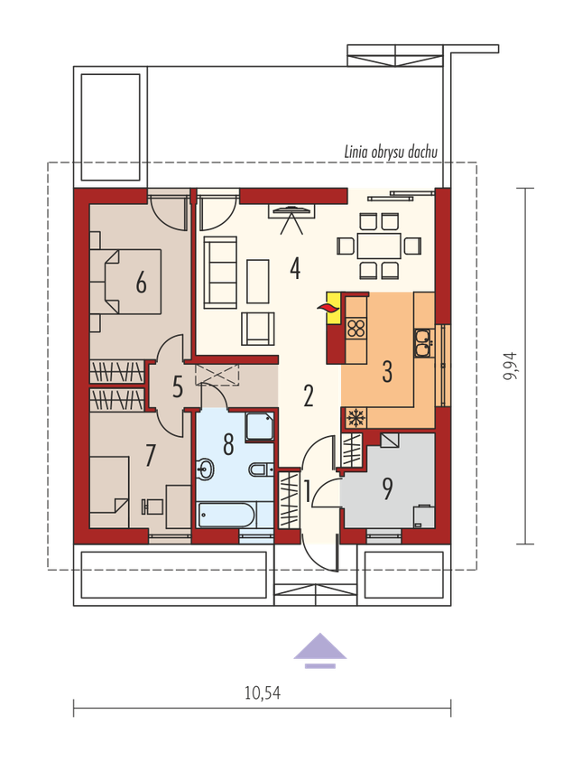 Rzut parteru POW. 0,0 m²