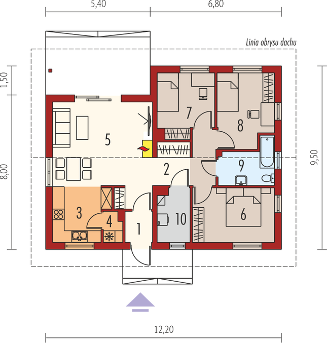 Rzut parteru POW. 0,0 m²