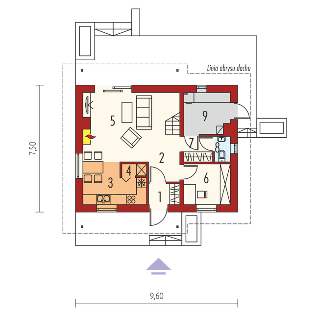 Rzut parteru POW. 0,0 m²