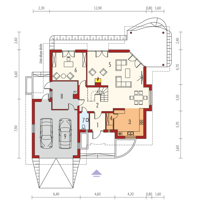 Rzut parteru POW. 0,0 m²