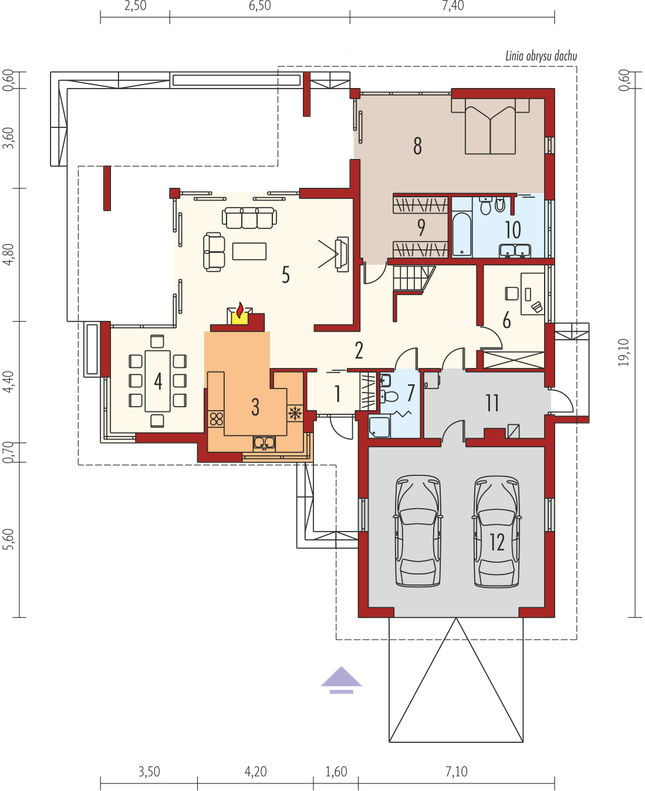 Rzut parteru POW. 0,0 m²