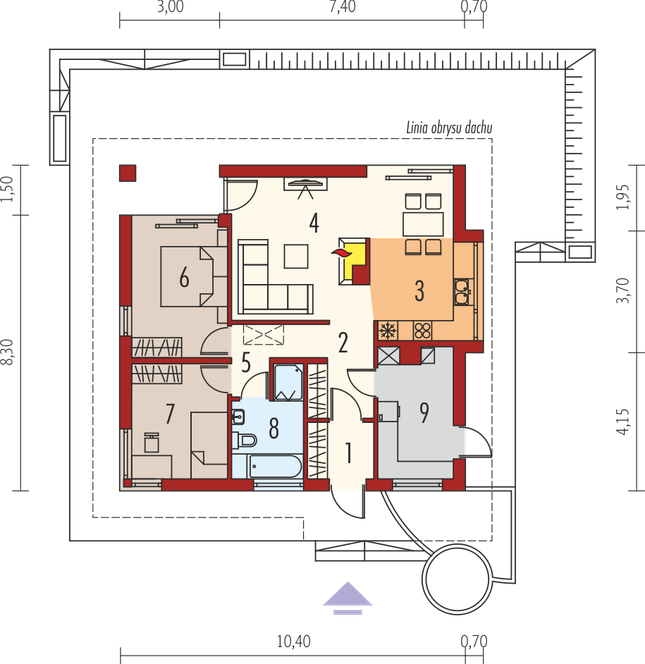 Rzut parteru POW. 0,0 m²