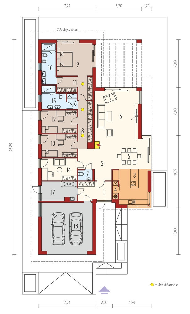 Rzut parteru POW. 0,0 m²