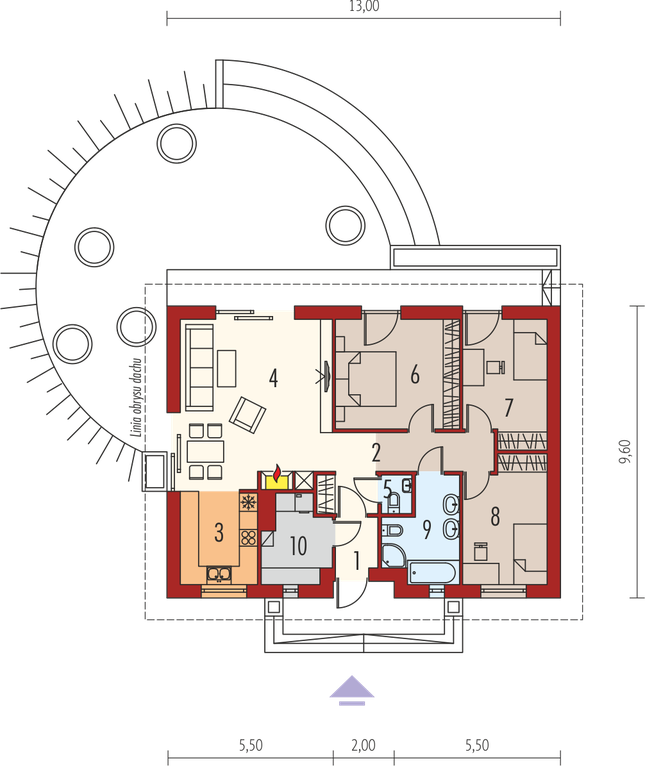 Rzut parteru POW. 0,0 m²