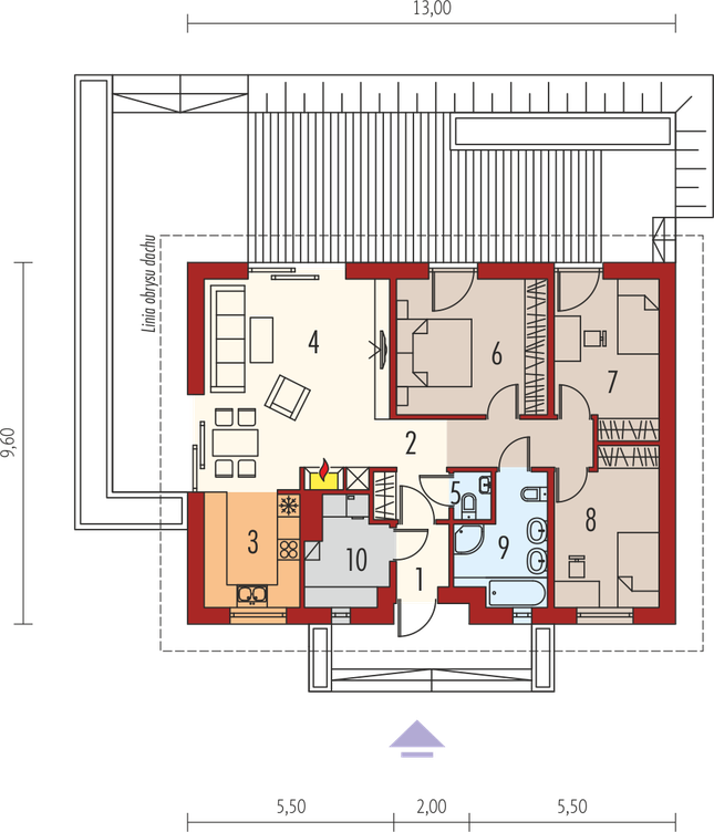 Rzut parteru POW. 0,0 m²