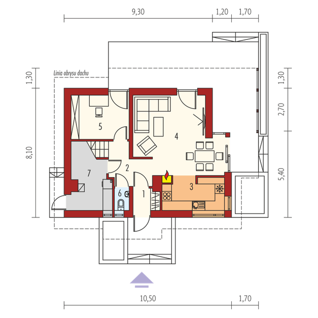 Rzut parteru POW. 0,0 m²