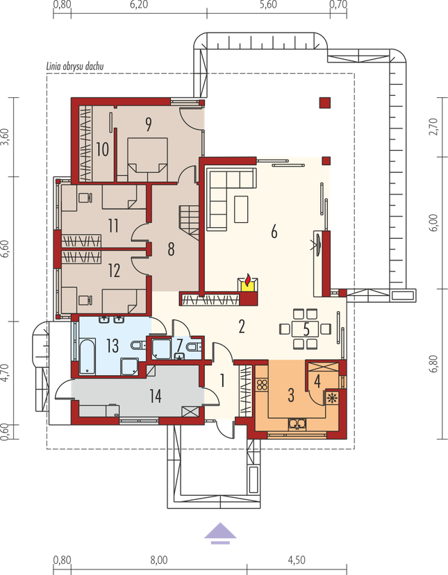 Rzut parteru POW. 0,0 m²