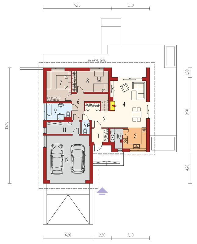 Rzut parteru POW. 0,0 m²