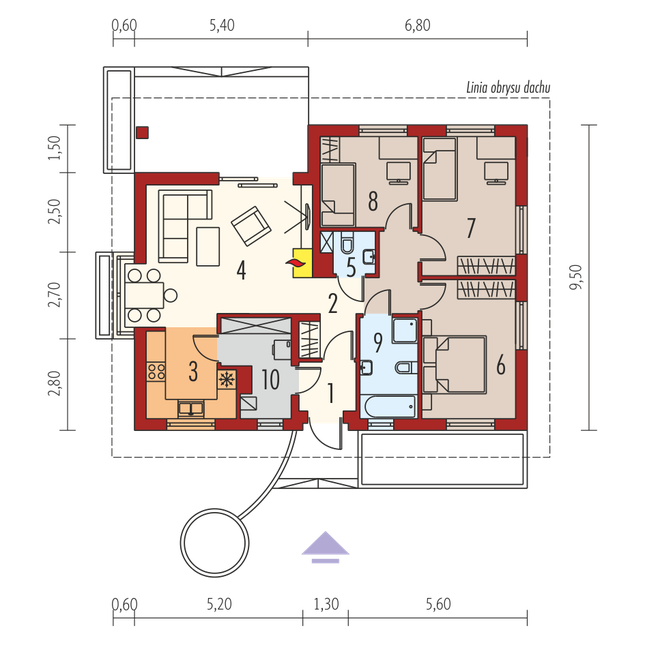 Rzut parteru POW. 0,0 m²
