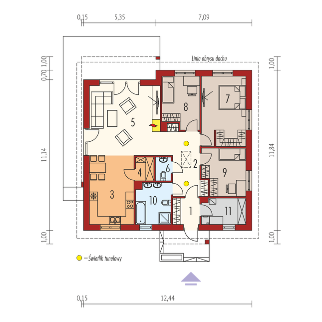 Rzut parteru POW. 0,0 m²