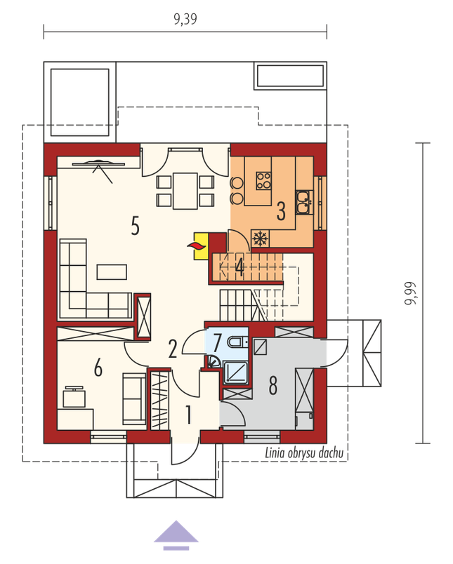 Rzut parteru POW. 0,0 m²