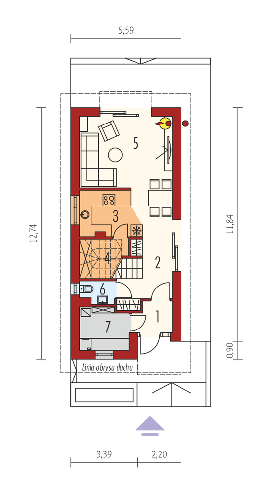 Rzut parteru POW. 0,0 m²