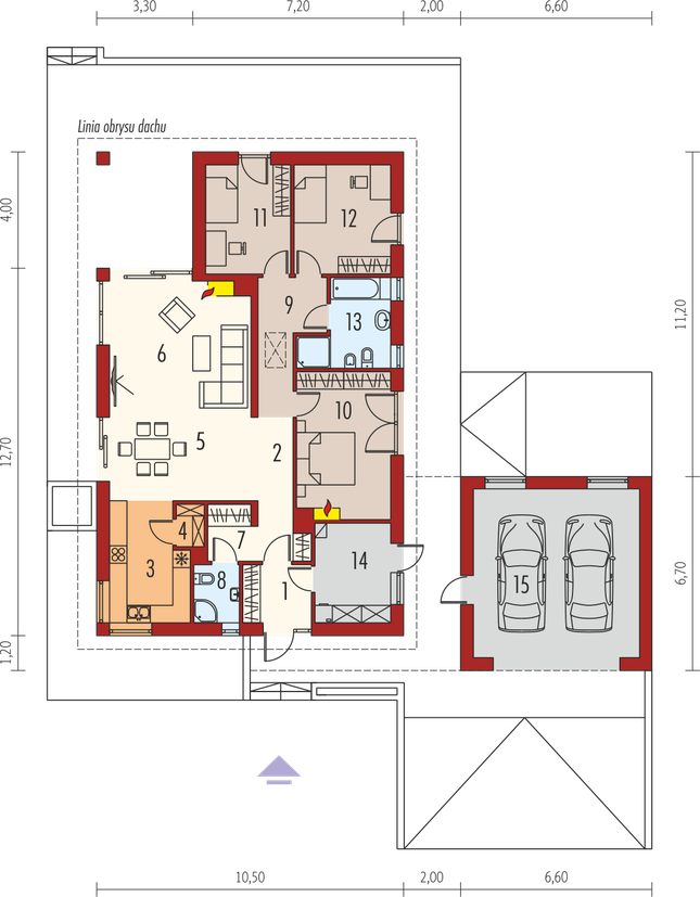 Rzut parteru POW. 0,0 m²