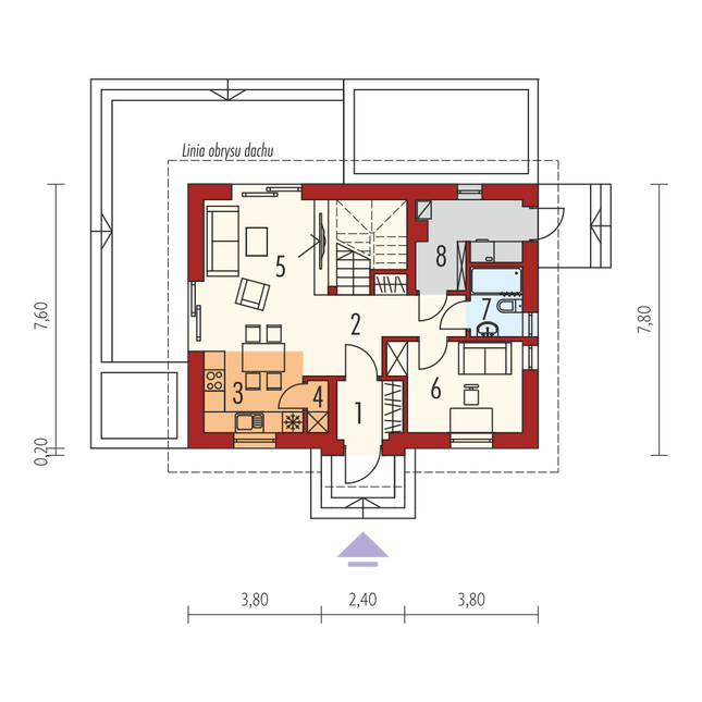 Rzut parteru POW. 0,0 m²