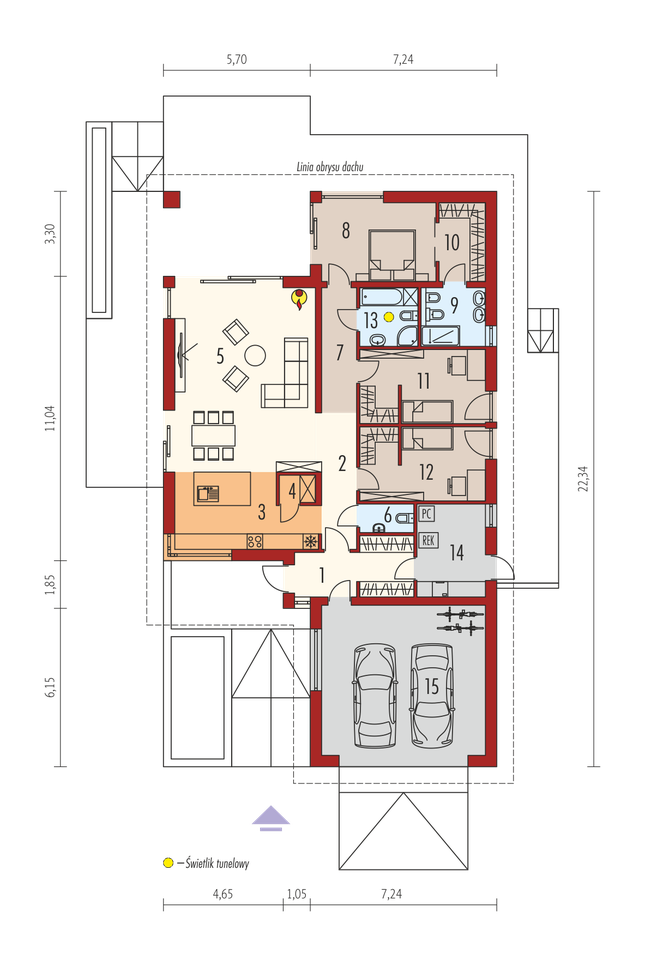 Rzut parteru POW. 0,0 m²