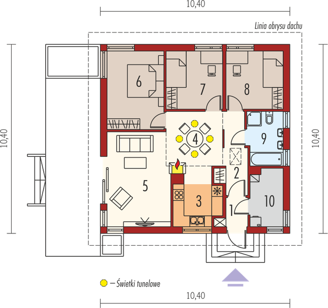 Rzut parteru POW. 0,0 m²