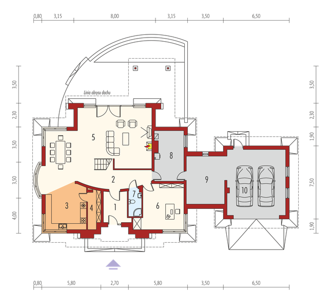 Rzut parteru POW. 0,0 m²