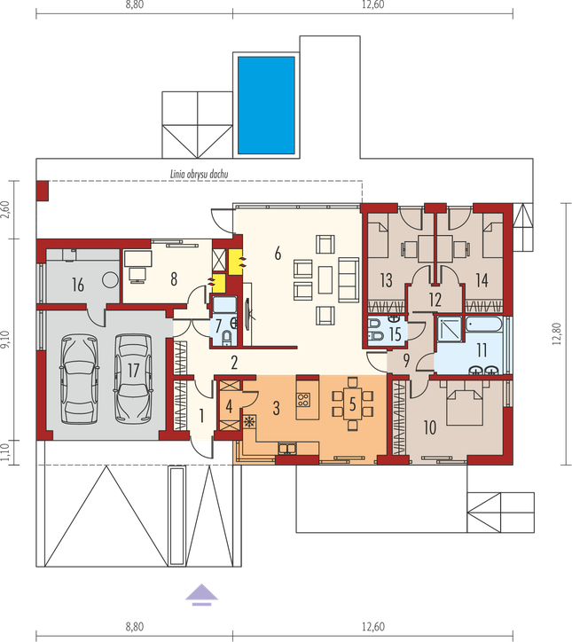 Rzut parteru POW. 0,0 m²