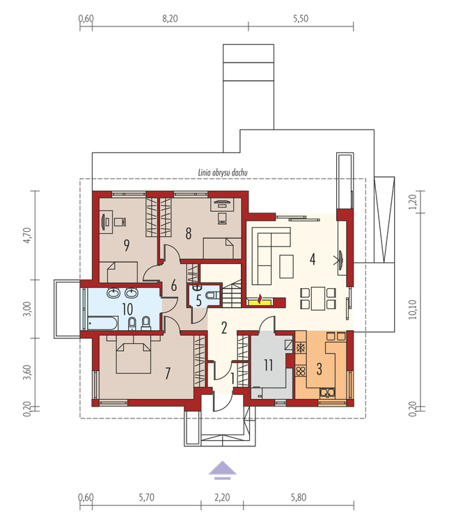 Rzut parteru POW. 0,0 m²