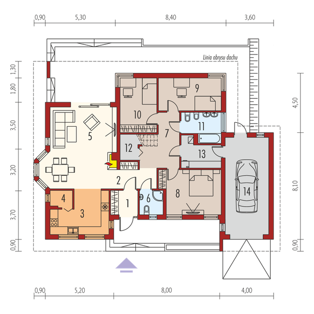 Rzut parteru POW. 0,0 m²