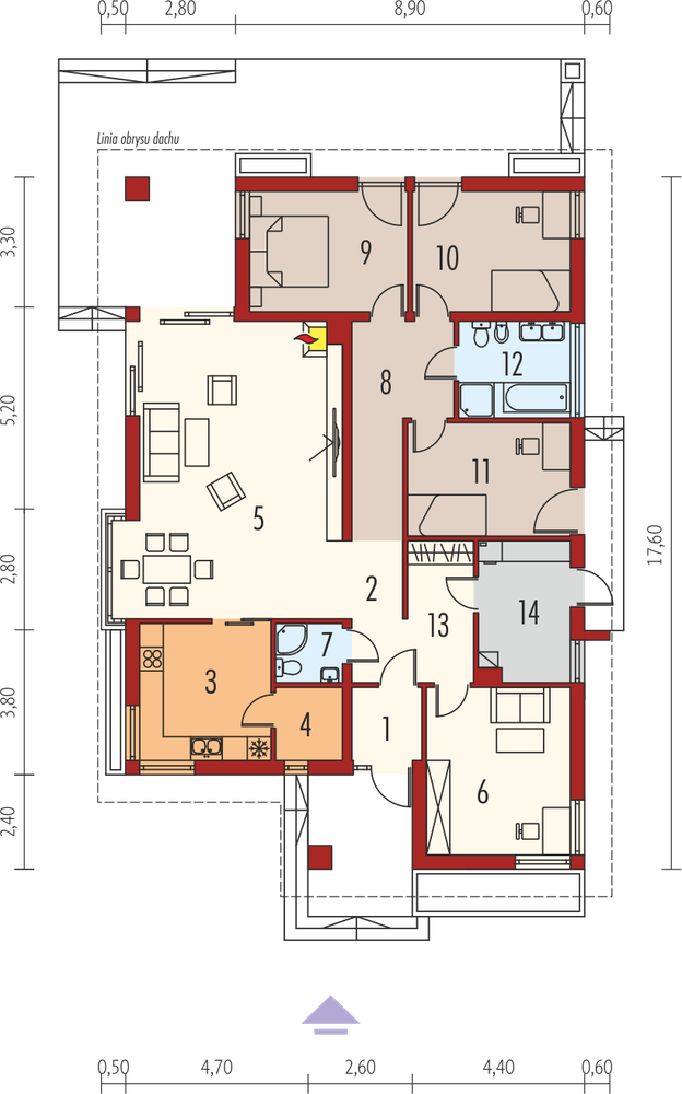 Rzut parteru POW. 0,0 m²