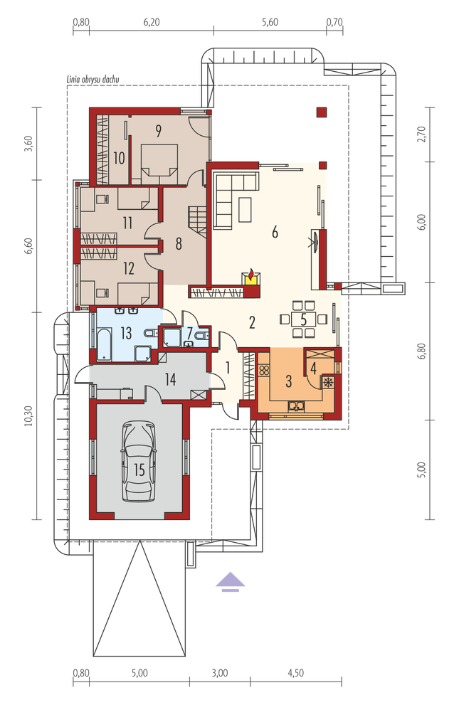 Rzut parteru POW. 0,0 m²
