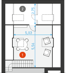 Rzut poddasza POW. 0,0 m²