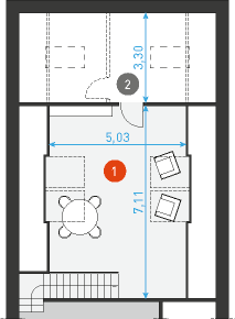 Rzut poddasza POW. 0,0 m²